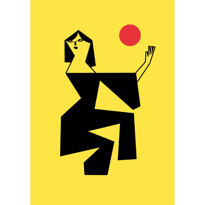 Círculo rojo (amarillo)