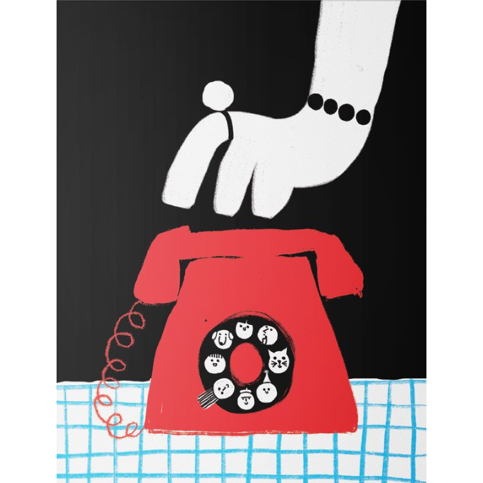 Teléfono rojo