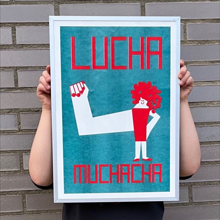 Lucha, muchacha (Risografía)