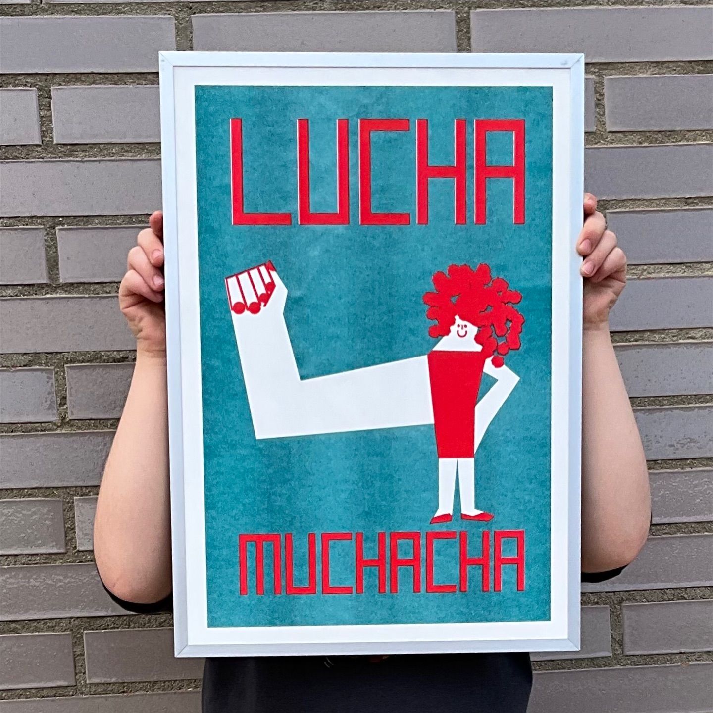 Lucha, muchacha (Risografía)