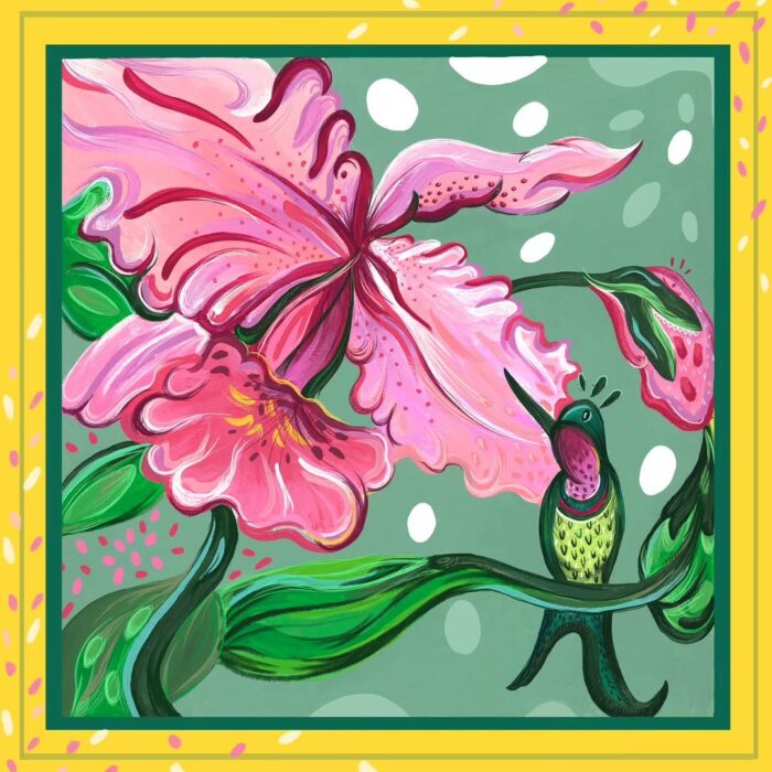 Pañuelo Colibrí