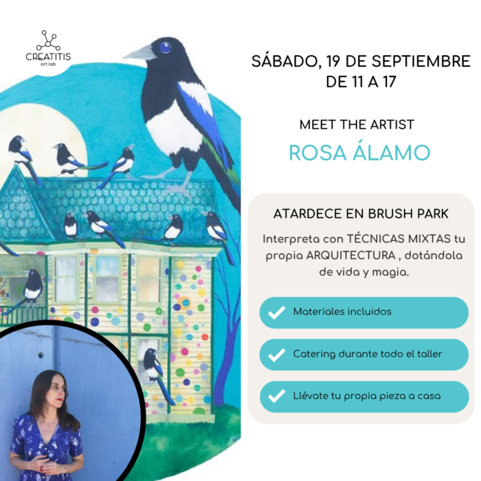 Taller de pintura con Rosa Álamo