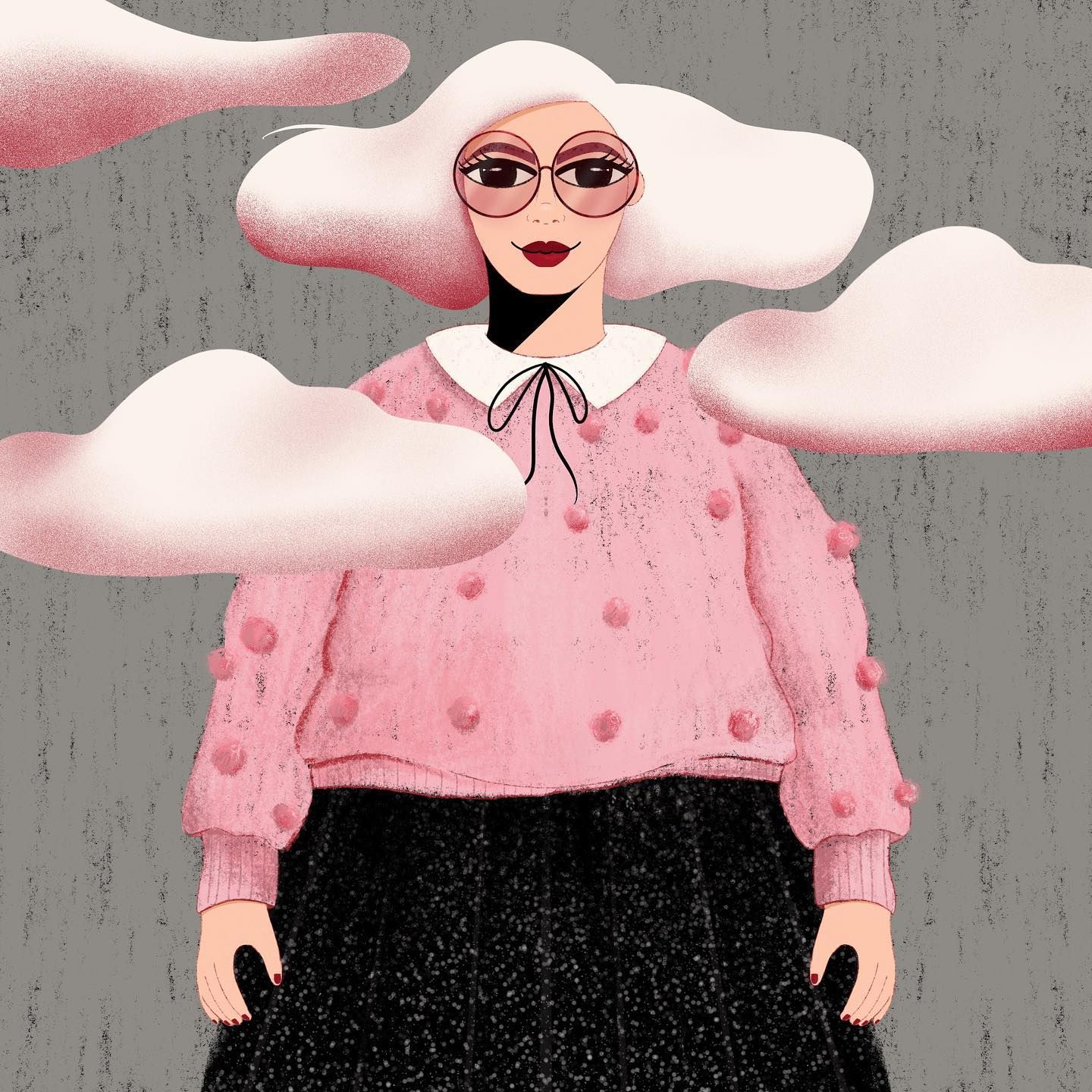 En las nubes