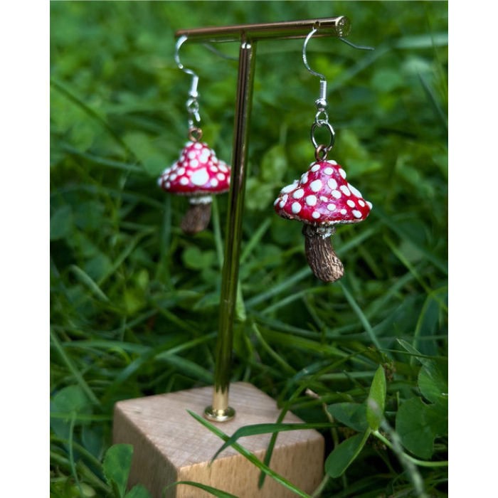 Pendientes setas luminiscentes